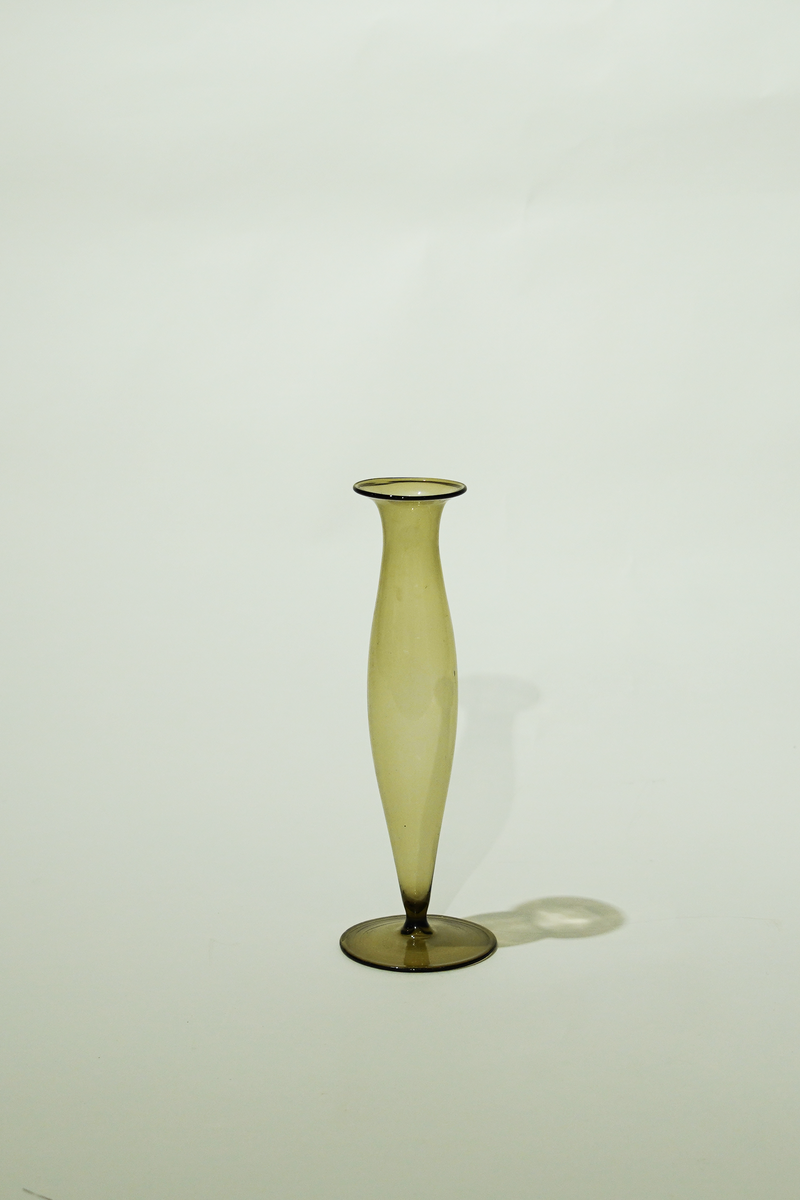 LIGHT GLASS-26  NR-KR-198　Lauscha(ラウシャ）吹きガラスフラワーベース