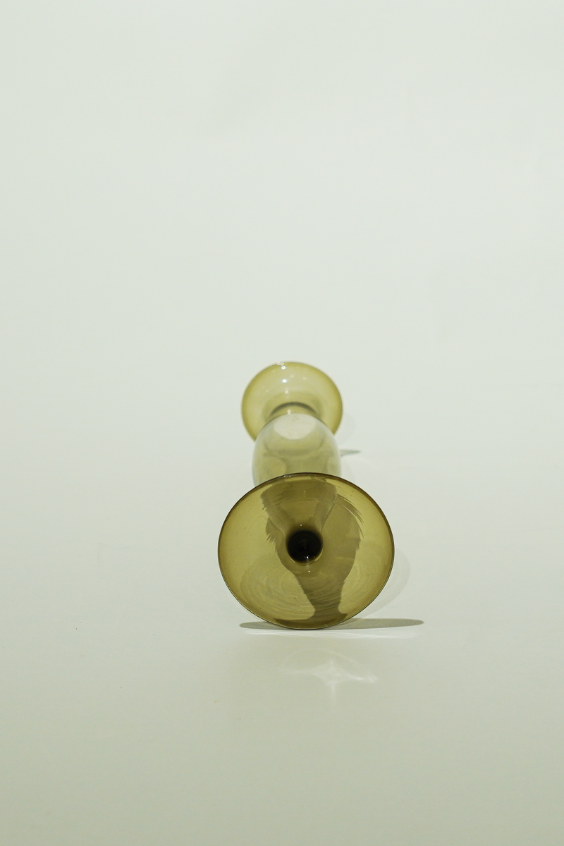 LIGHT GLASS-26  NR-KR-198　Lauscha(ラウシャ）吹きガラスフラワーベース