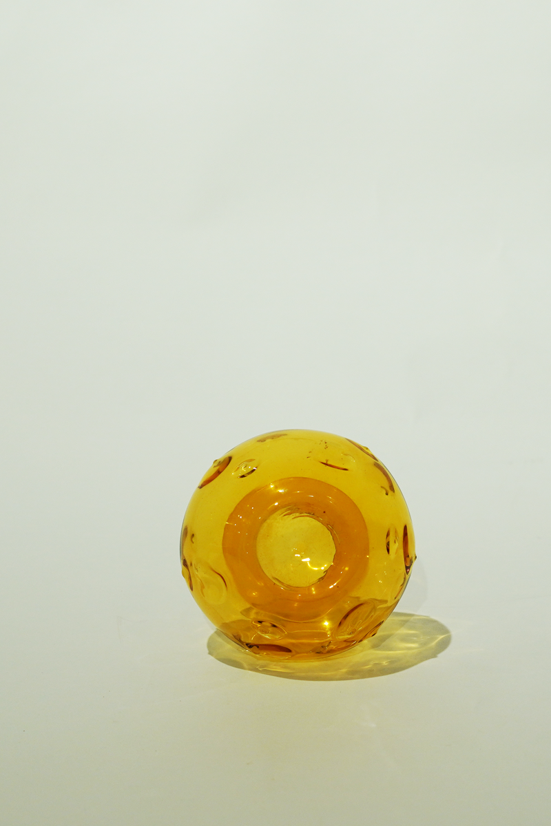 LIGHT GLASS-91  NR-KR-396　Lauscha VINTAGE FLOWERVASE　