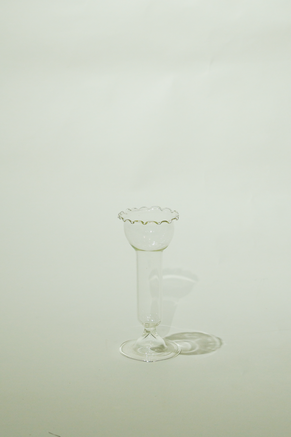 LIGHT GLASS-66  NR-KR-371　Lauscha VINTAGE FLOWERVASE