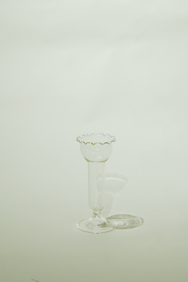LIGHT GLASS-66  NR-KR-371　Lauscha VINTAGE FLOWERVASE