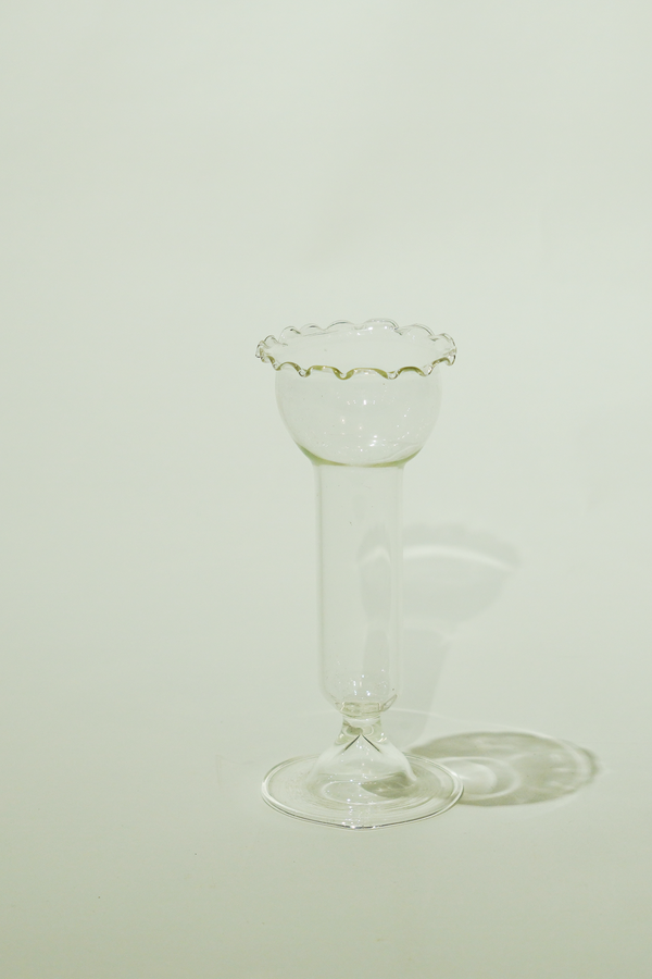 LIGHT GLASS-66  NR-KR-371　Lauscha VINTAGE FLOWERVASE