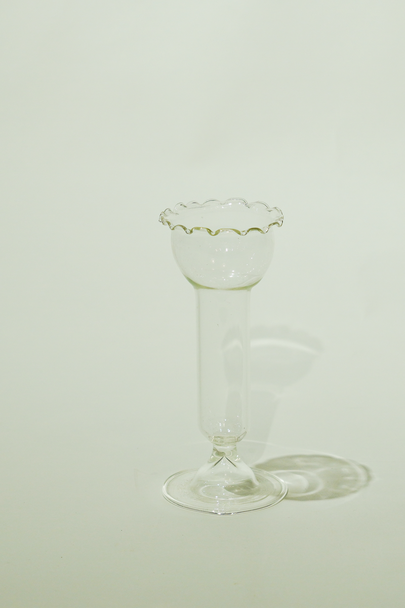LIGHT GLASS-66  NR-KR-371　Lauscha VINTAGE FLOWERVASE