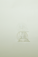 LIGHT GLASS-66  NR-KR-371　Lauscha VINTAGE FLOWERVASE