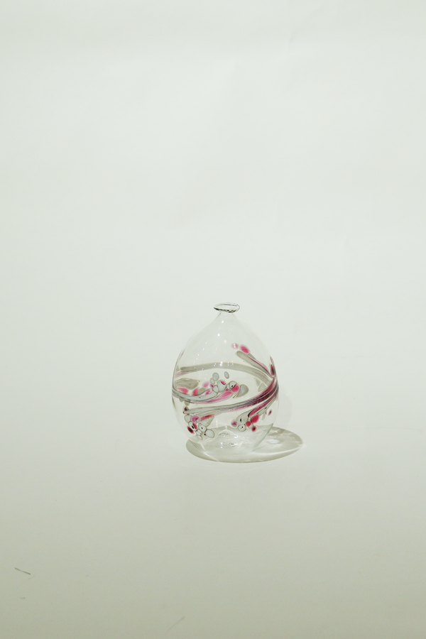 LIGHT GLASS-83  NR-KR-388　Lauscha VINTAGE FLOWERVASE