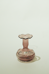 LIGHT GLASS-68  NR-KR-373　Lauscha VINTAGE FLOWERVASE