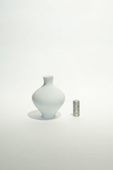 PORCELAIN VASE - 2 VINTAGE OP ART VASE