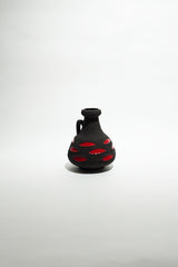 Schlossberg Ceramic Vase　Fat Lava Ceramics red, black NR-79