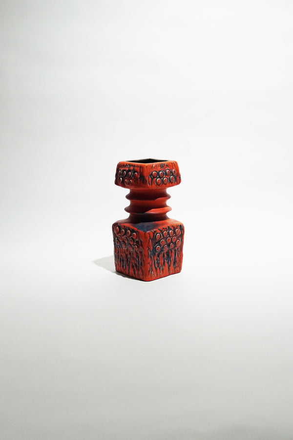 Fohr Keramik Vase　Fat Lava Ceramics Orange,Blue NR-KR-038