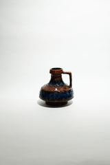 ES Keramik Vase　Brown Blue,Fat Lava Ceramics　NR-76