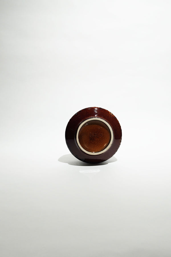 ES Keramik Vase　Brown Blue,Fat Lava Ceramics　NR-76