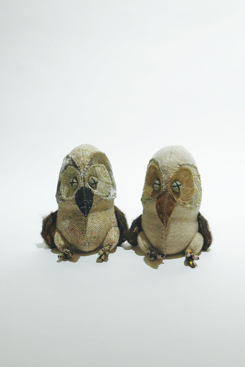 yuya inagawa　handmade OWL doll object　ハンドメイド　フクロウオブジェ2