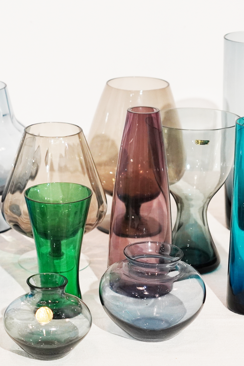 Vintage Glass Flower Vase ヴィンテージ ガラスベース [ウィルヘルム