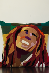 AVANI　Cashmere Patchwork Cushion  B-M　UNITY　 カシミアパッチワーククッション  B-M  調和