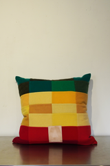AVANI　Cashmere Patchwork Cushion  B-M　UNITY　 カシミアパッチワーククッション  B-M  調和