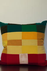 AVANI　Cashmere Patchwork Cushion  B-M　UNITY　 カシミアパッチワーククッション  B-M  調和