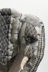 yuya inagawa  handmade ELEPHANT-beige doll object　ハンドメイド ゾウ-グレー-M