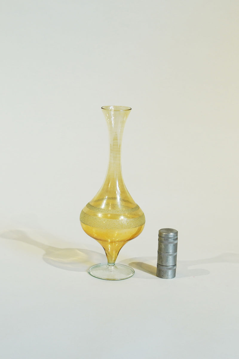 LIGHT GLASS VASE NR-663　Lauscha(ラウシャ）吹きガラスフラワーベース