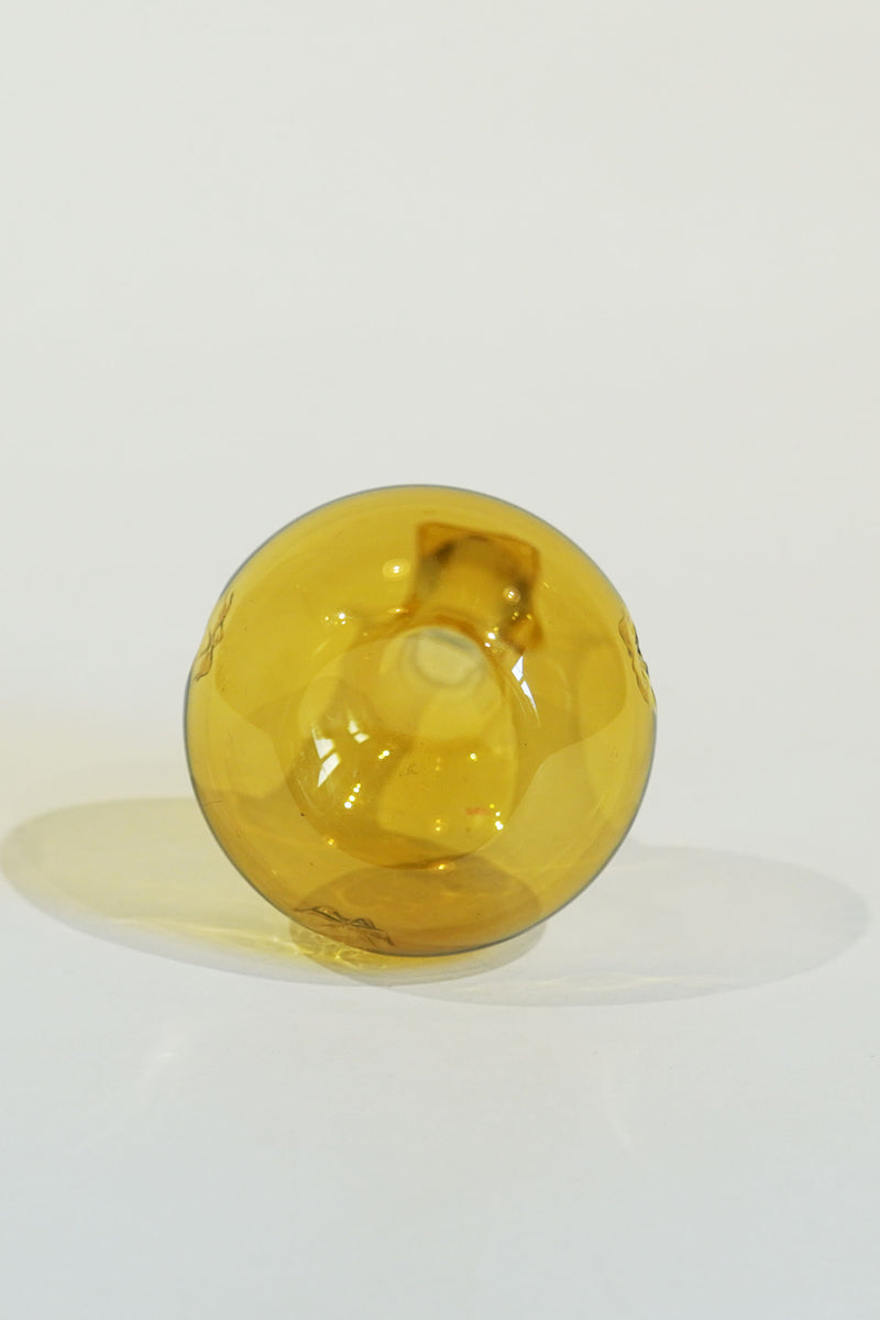 LIGHT GLASS-4  NR-KR-176　Lauscha(ラウシャ）吹きガラスフラワーベース