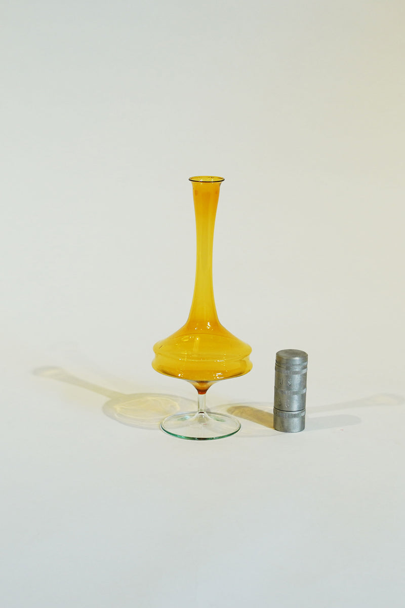 LIGHT GLASS VASE- NR-KR-177　Lauscha(ラウシャ）吹きガラスフラワーベース