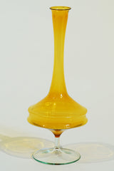 LIGHT GLASS VASE- NR-KR-177　Lauscha(ラウシャ）吹きガラスフラワーベース