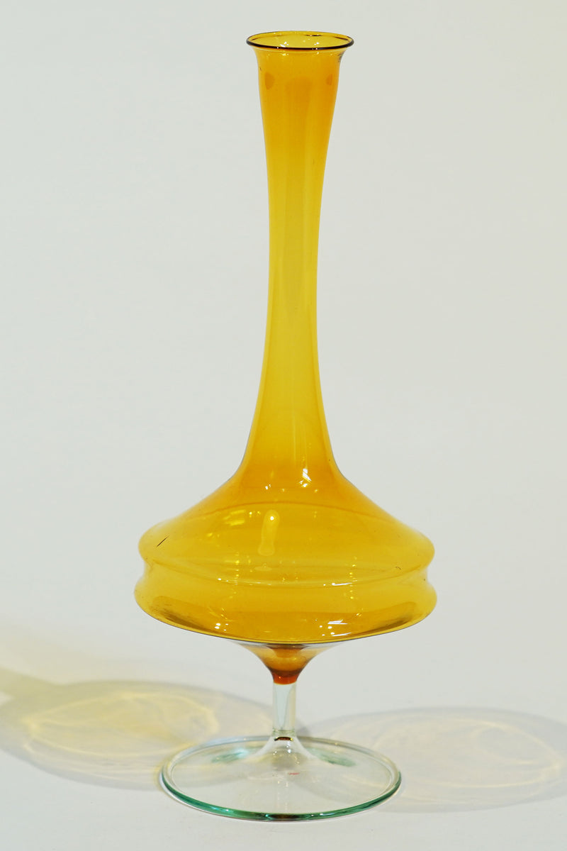 LIGHT GLASS VASE- NR-KR-177　Lauscha(ラウシャ）吹きガラスフラワーベース