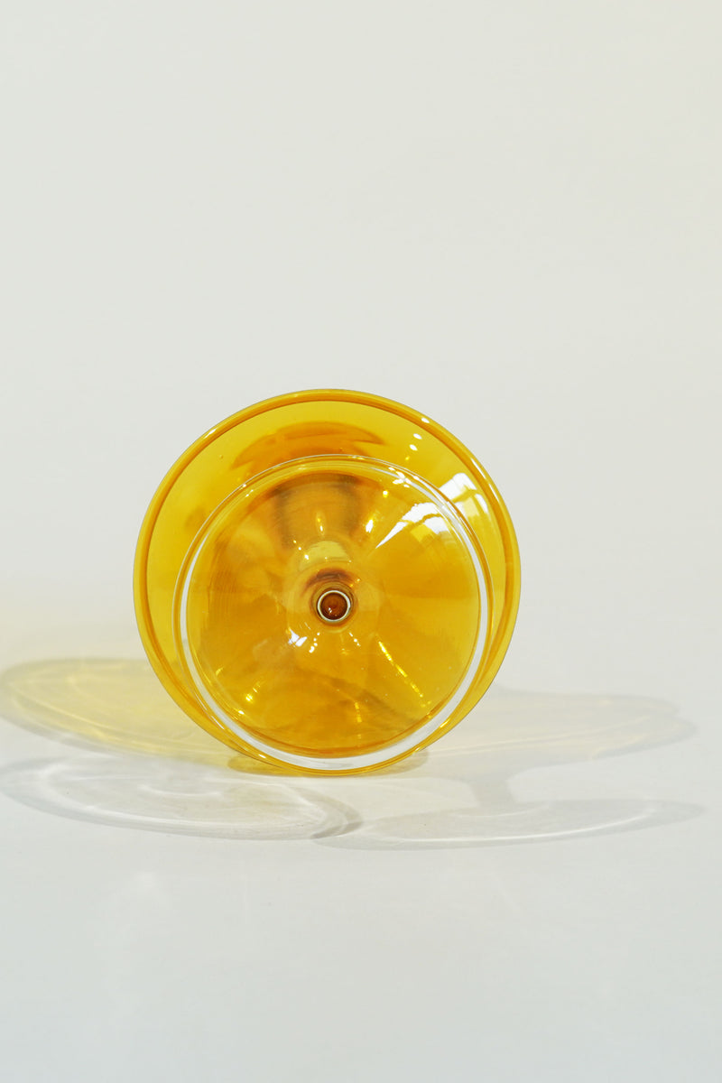 LIGHT GLASS VASE- NR-KR-177　Lauscha(ラウシャ）吹きガラスフラワーベース