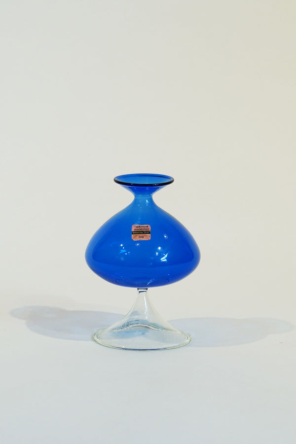 LIGHT GLASS VASE-7 NR-KR-179　Lauscha(ラウシャ）吹きガラスフラワーベース　
