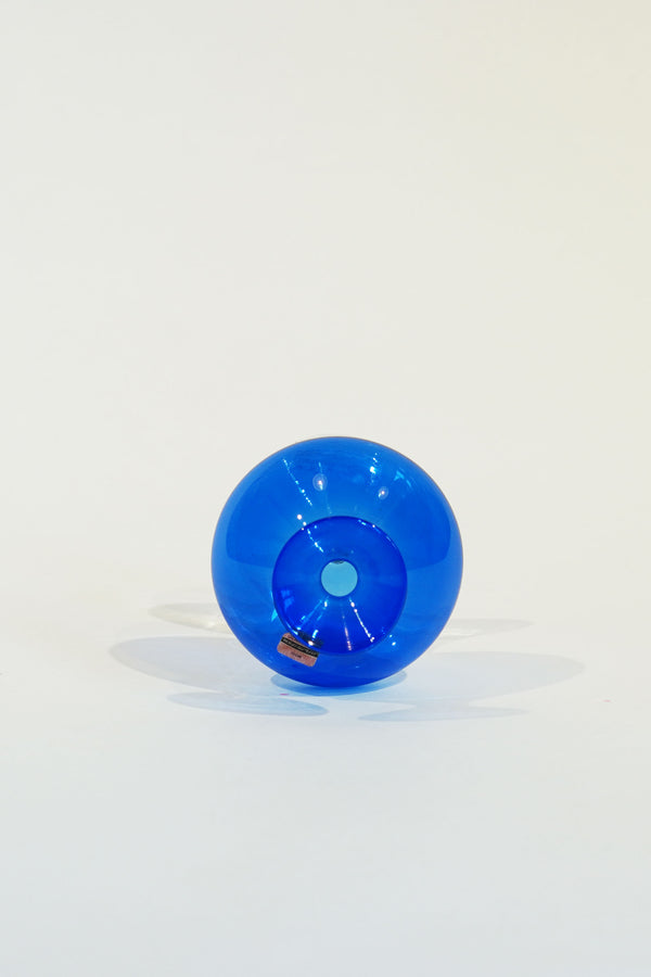LIGHT GLASS VASE-7 NR-KR-179　Lauscha(ラウシャ）吹きガラスフラワーベース　
