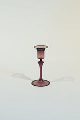 LIGHT GLASS VASE-24 NR-KR-196　Lauscha(ラウシャ）吹きガラスキャンドルスタンド