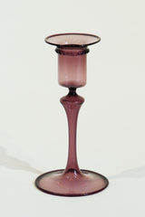 LIGHT GLASS VASE-24 NR-KR-196　Lauscha(ラウシャ）吹きガラスキャンドルスタンド