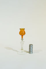 LIGHT GLASS-29  NR-KR-201　Lauscha(ラウシャ）吹きガラスフラワーベース　