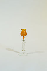 LIGHT GLASS-29  NR-KR-201　Lauscha(ラウシャ）吹きガラスフラワーベース　