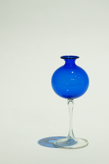LIGHT GLASS VASE-57 NR-KR-362　Lauscha(ラウシャ）吹きガラスフラワーベース