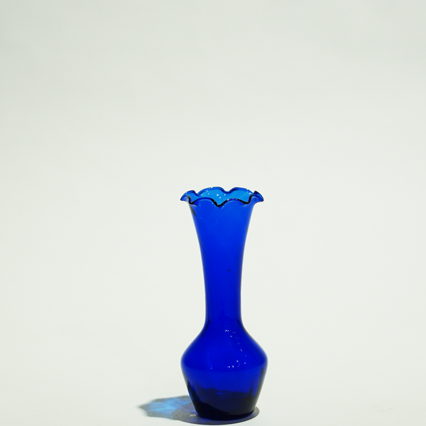 LIGHT GLASS VASE-60 NR-KR-365 Lauscha VINTAGE FLOWERVASE – SwTRAS
