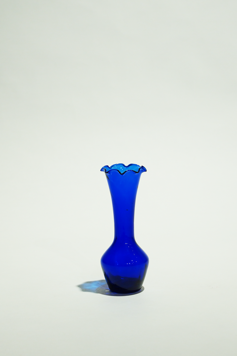 LIGHT GLASS VASE-60 NR-KR-365　Lauscha(ラウシャ）吹きガラスフラワーベース