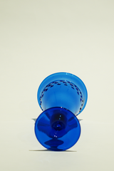 LIGHT GLASS VASE-115 NR-KR-420　Lauscha(ラウシャ）吹きガラスフラワーベース