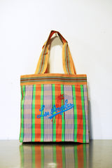 VIVAN Los Angeles HAND EMBROIDERY TOTE BAG 003 ORANGE