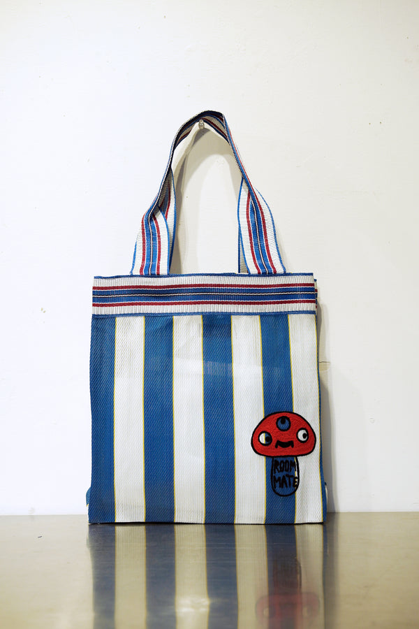 VIVAN ROOM MATE HAND EMBROIDERY TOTE BAG 005 BLUE