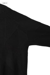 AVANI Recrafted Cashmere Patchwork Crew Knit Black – Size 2