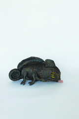 yuya inagawa　handmade CHAMELEN doll object　ハンドメイド　カメレオン
