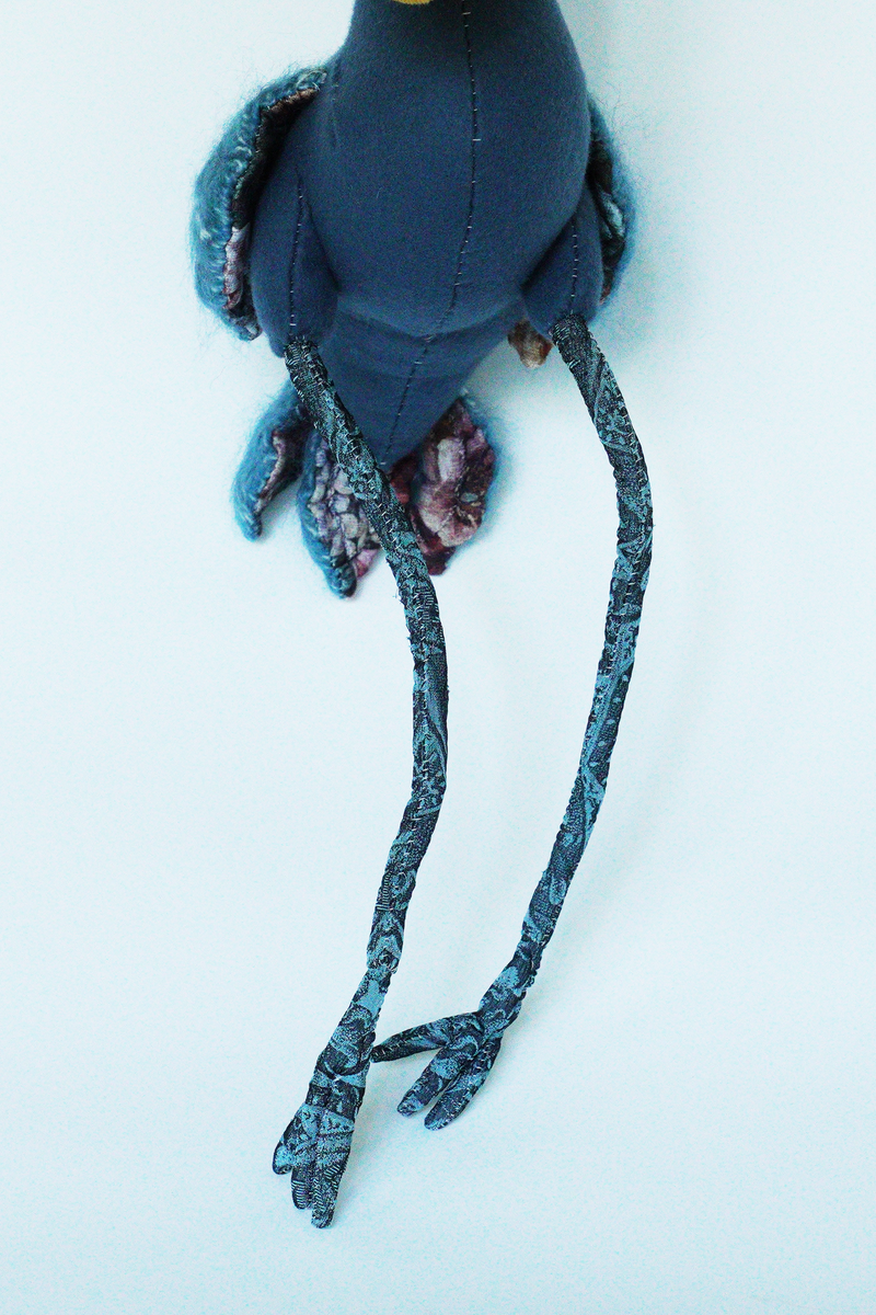 yuya inagawa　handmade SHOEBILL doll object　ハンドメイド　ハシビロコウ‐pre