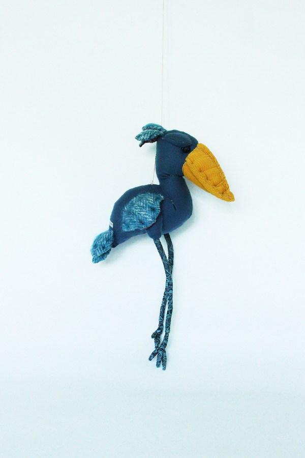 yuya inagawa　handmade SHOEBILL doll object　ハンドメイド　ハシビロコウ‐pre
