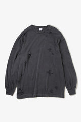 IIWII DAMAGE LS TEE BLACK