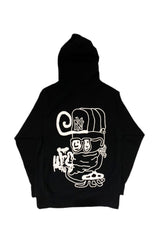 UFO907  SUNGLASSES HOODIE BLACK